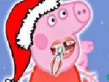 Play Peppa pig christmas dentist