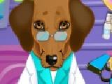 Play Baby puppy eye doctor