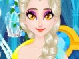 Play Elsas sparkling eyelashes
