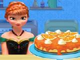 Play Anna cooking cheese cake