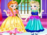 Play Baby elsa with anna dress up