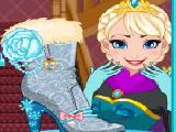 Jugar a Elsa shoes design