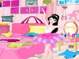 Play Ballerina girl messy room cleaning