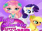 Play Baby barbie little pony 2
