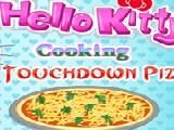 Play Hello kitty cooking touchdown pizza