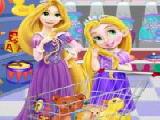 Play Baby rapunzel and mom shopping