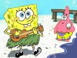 Play Spongebob at beach jigsaw