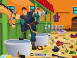 Play Frozen kristoff stable cleaning