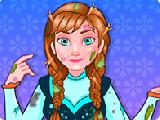 Play Princess anna messy cleaning