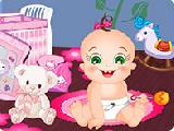 Play Baby rosy bedroom decoration