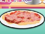 Play Make salami pizza