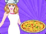 Play Barbie cooking spicy indian pizza