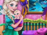 Play Elsa mommy room deco