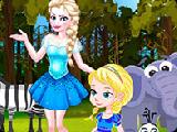 Play Baby elsa forest trip