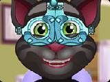 Play Talking tom at eye clinic