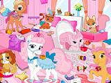 Play Princess pets room cleaning
