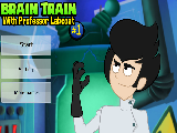 Play Brain train with professor labcoat #1