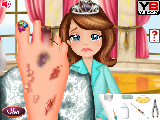 Play Princess sofia foot infection