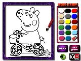 Play Happy pig coloring