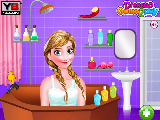 Play Princess anna spa bath
