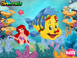 Play Ariel's flounder injured