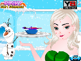 Play Princess elsa snow spa makeover