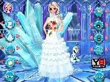 Play Elsa perfect wedding dress