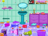 Play Princess jasmine bathroom cleaning