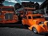 Play Orange trucks puzzle