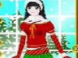 Play Cute christmas girl