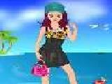 Play Beach girl dressup