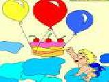 Play Kids coloring happy birthday