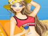Play Beach doll dress up