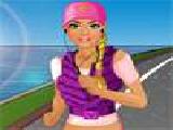 Play Barbie jogging