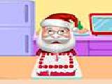 Play Santa cooking red velvet cake