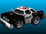 Play Cartoon police car puzzle