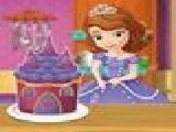 Play Sofia cooking princess cake