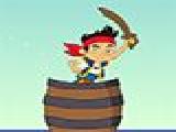 Play Jake the pirate barrel challenge