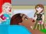 Play Frozen princess hair salon