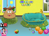 Play Pou girl bathing