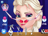 Play Elsa nose doctor