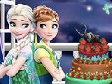 Play Frozen-monster high cake decor