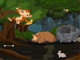 Play Rescue the trapped man in a mystery forest