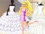 Play Barbie at bridal boutique