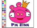 Play Colorear pig king