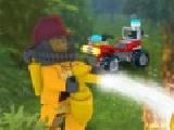 Play Lego forest fire-fighting team
