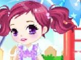 Play Cute girl and parasols