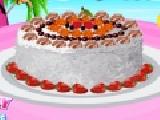 Play Barbie coconut cake deco
