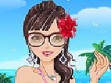 Play Beach girl make up game