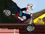 Spielen Popeye rides bike